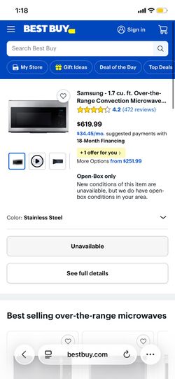 Samsung Microwave