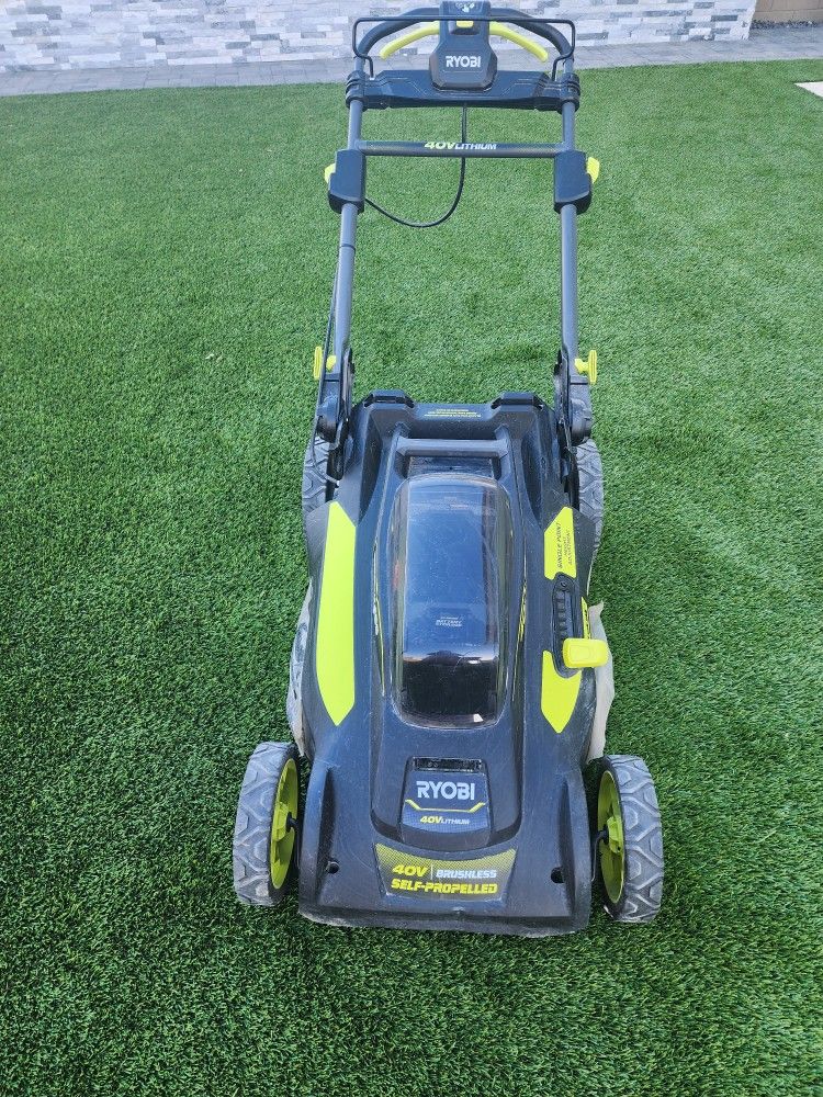 Ryobi 20 in. 40 Volt 6.0 Ah LithiumIon Battery Brushless Cordless