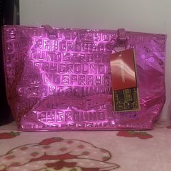 New spray ground tote and mini duffel bag