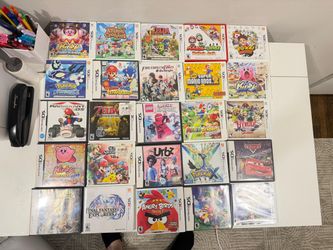 Nintendo DS & 3DS Game Cases — Pokémon, Zelda, Kirby & Mario — NO GAMES