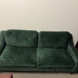 Velvet Sofa Emerald Green