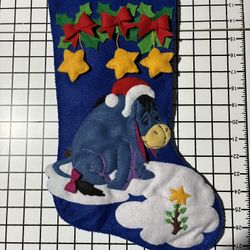 Eeyore Christmas Stocking 