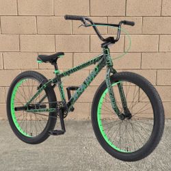 Se Bikes So Cal Flyer 24" BMX Bike Green Crackle