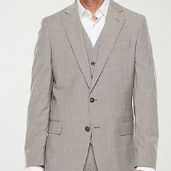 Stafford American 100% Wool Sport Coat Tan Men's Classic Fit Sz 52 Regular NWT!