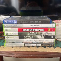 Xbox 360 Games & Skyrim VR for Ps4 