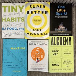 Self Improvement Books - $30