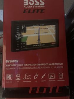 Boss Elite navigation double din Bluetooth New