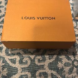 Louis Vuitton Orange Box Empty Paperwork