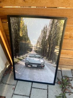 Framed Classic Car Photography Print