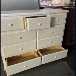Pinewood White New Dresser With Rails Deluxe $479