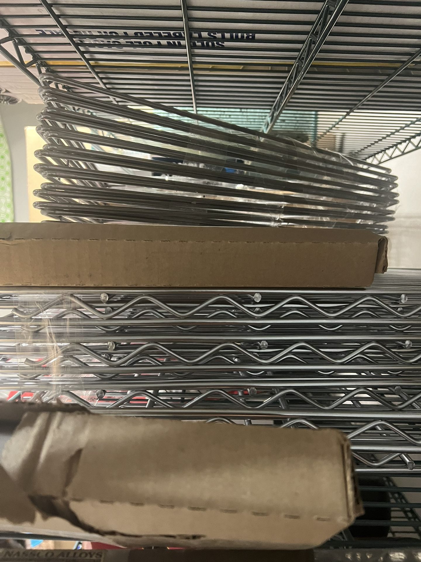 Commercial Freeze Wire Shelving And Brackets 