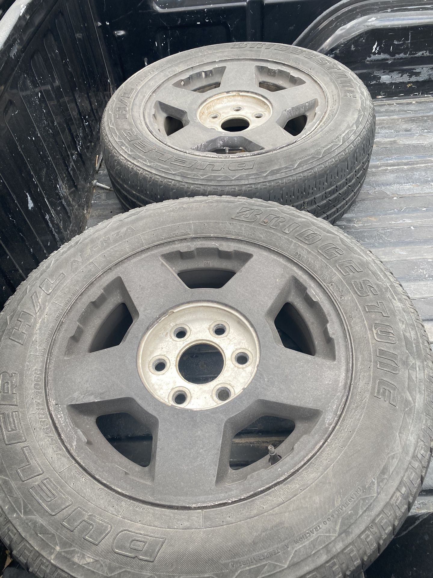 200 4 Rims And Tires Stock 17 inch Chevy