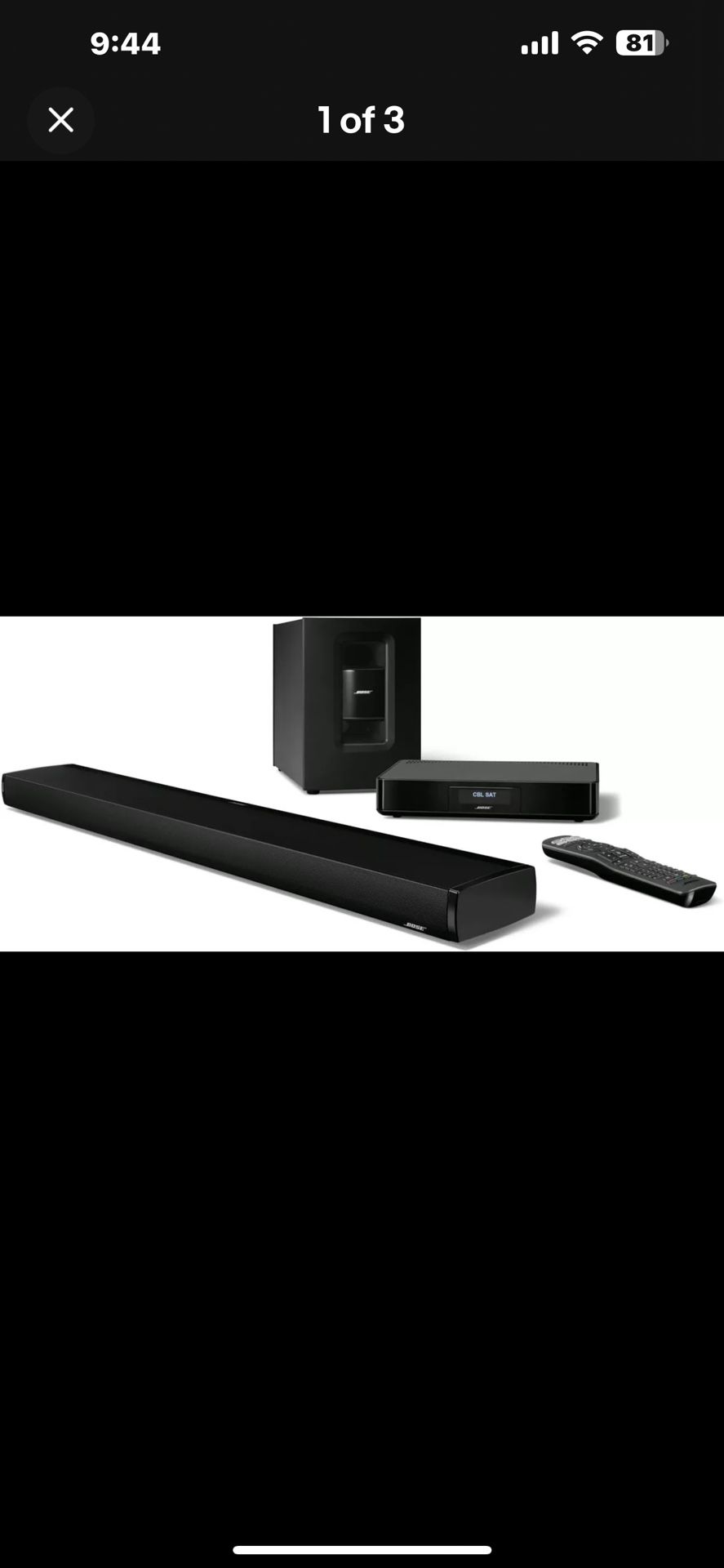 Bose CineMate 130