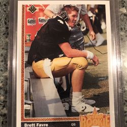 1991 Upper Deck Brett Favre rookie card