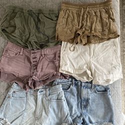 Lot of XS/0 Anthropologie/Free People/A&F Shorts