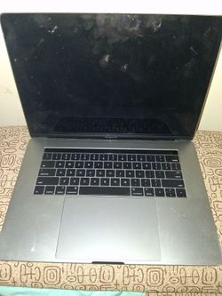 Mac book with light up bar