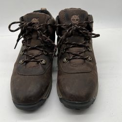 TIMBERLAND Boy's Sz 6 Hiking Boots/Shoes Waterproof Brown Leather Shoes