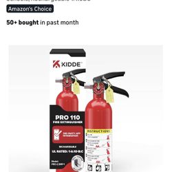 Kiddi New Pro Series 110 Fire Extinguisher