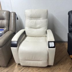 Delivery Available open box white recliner