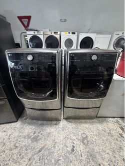 Sets washer dryer / lavadora y secadora LG
