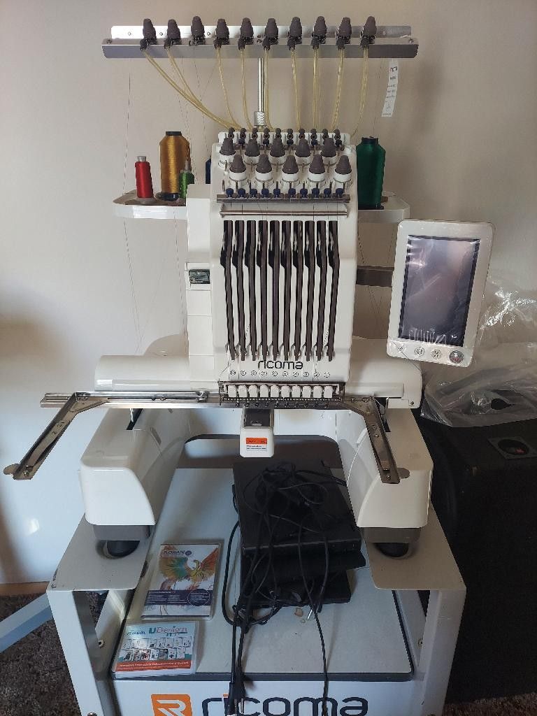 Embroidery Machine And Heat Press