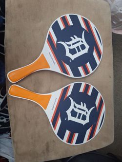 Detroit  Tiger themed Pickleball/Birdie Paddles