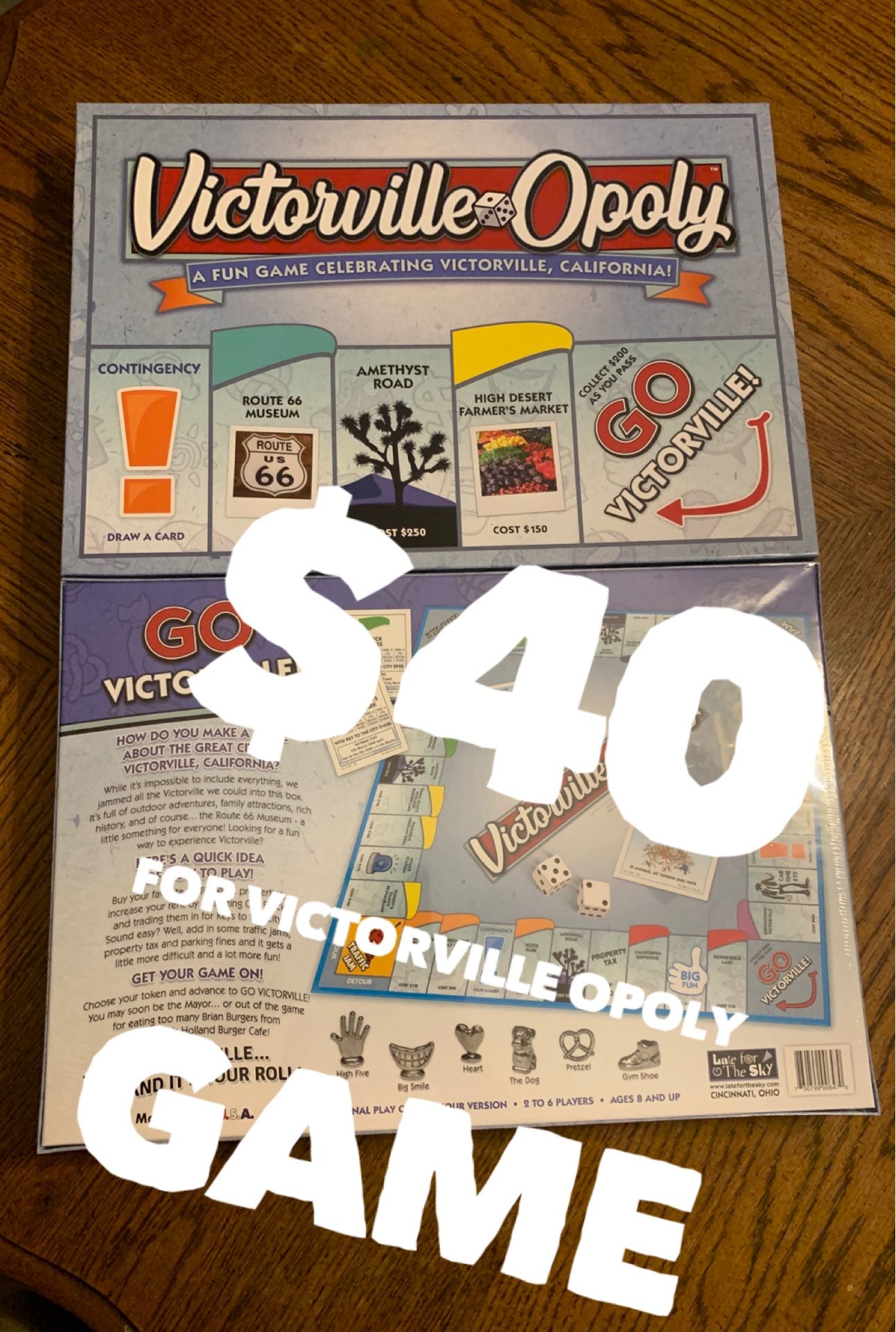 Victorville opoly game $40