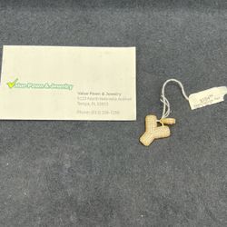 Cubic Zirconium 10k Pendant 