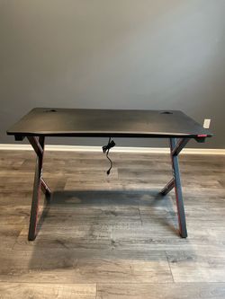 Gaming/Office Desk w/ Built In Outlets + USB