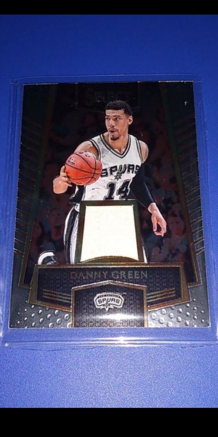 San Antonio Spurs Danny Green (Game-Worn) Jersey Patch Card