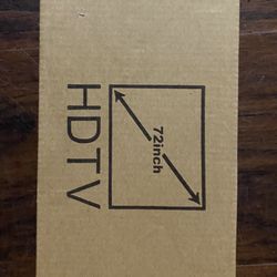 Black 72” HD Projector Screen 