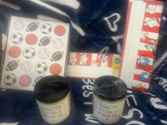 Back to School Teacher Border Sticker Candle Bundle