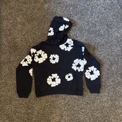Denim Tears Hoodie - Black and White 
