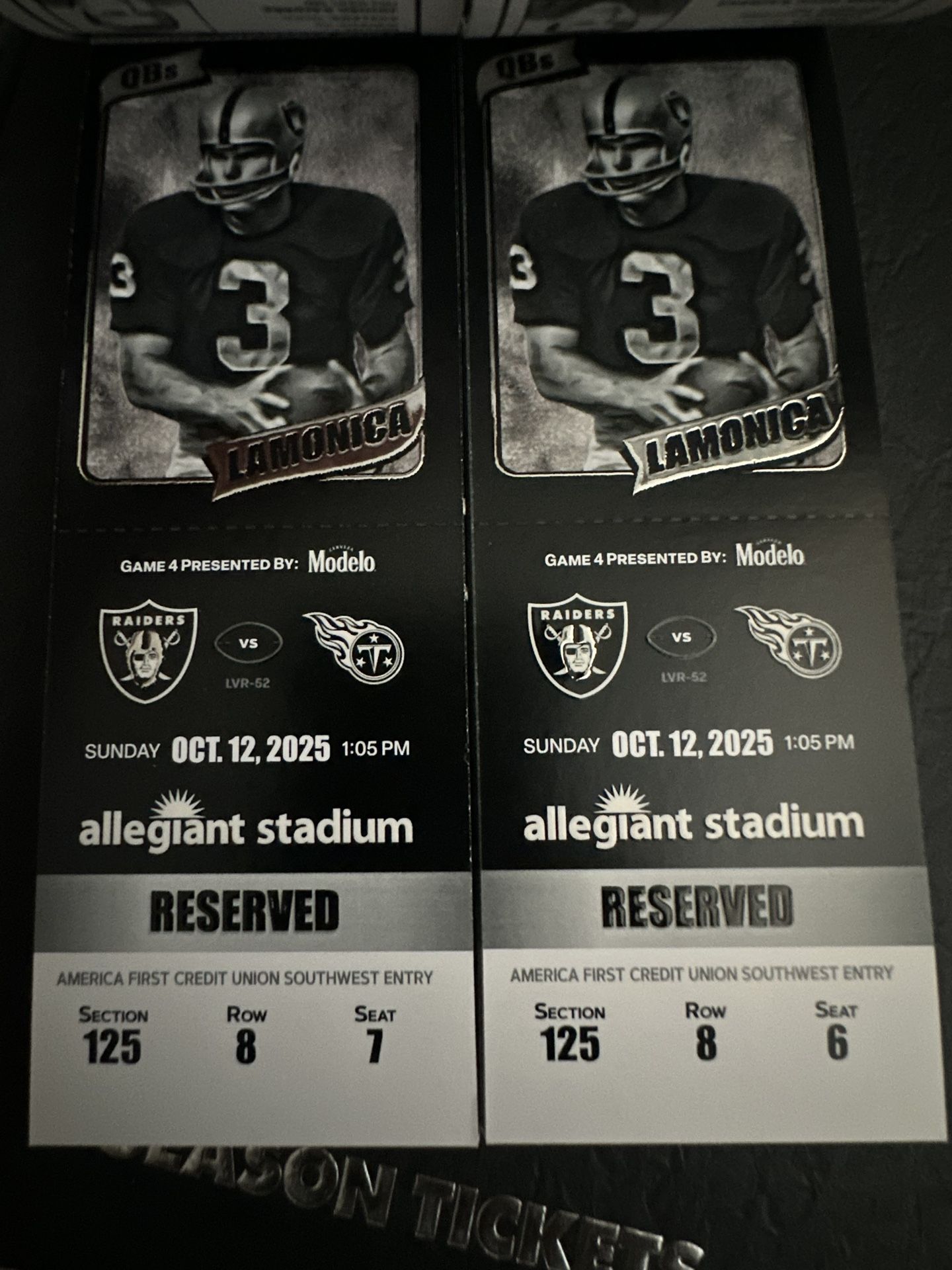 Raider Tickets