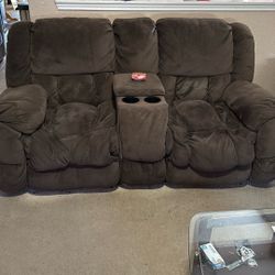 3-Piece Reclining Couch Set All Recline  Clean 