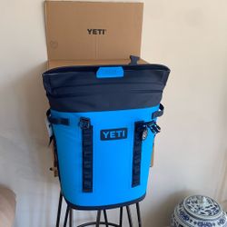 Blue And Navy Yeti Cooler 