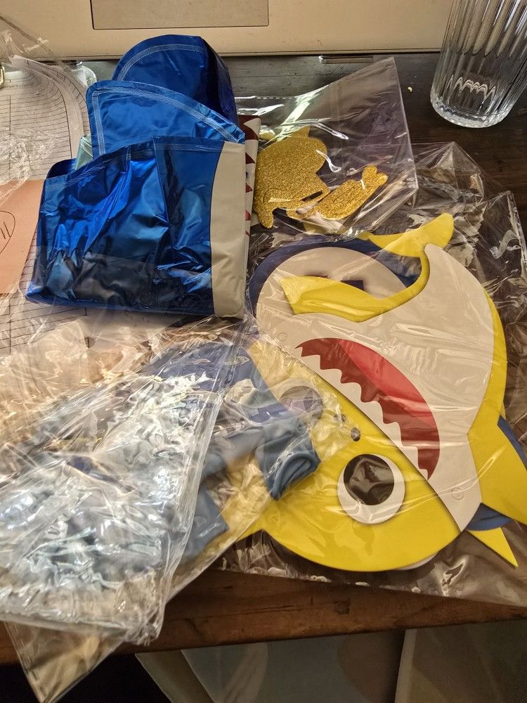 Baby Shark 3 Years Old Party Supplies With Backdrop