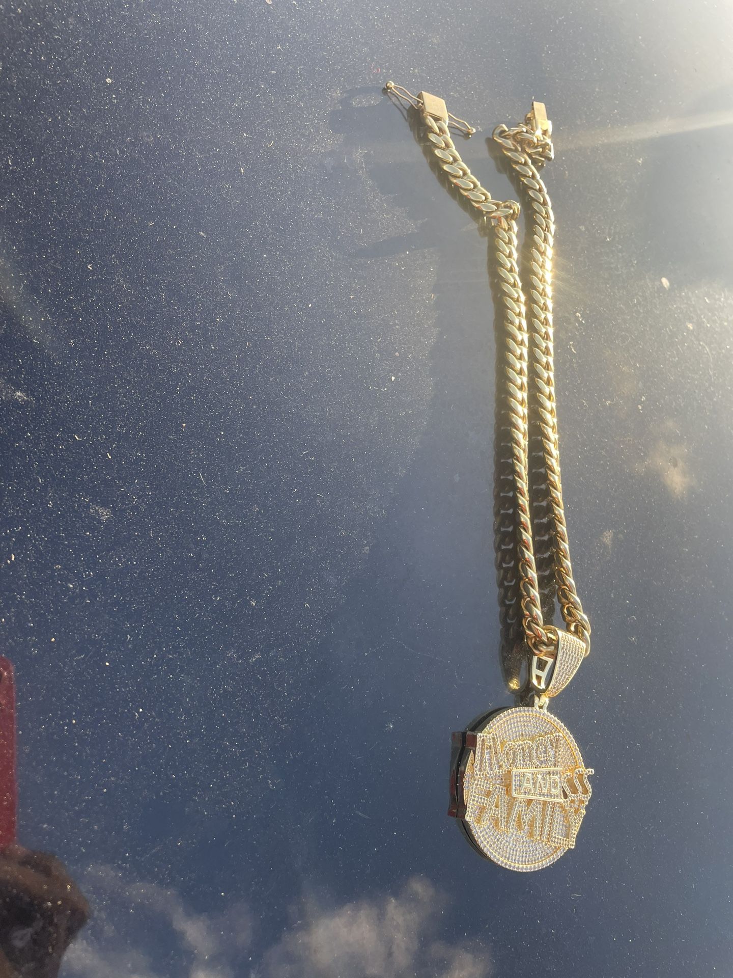 Gold  Chain Cuban 18 K