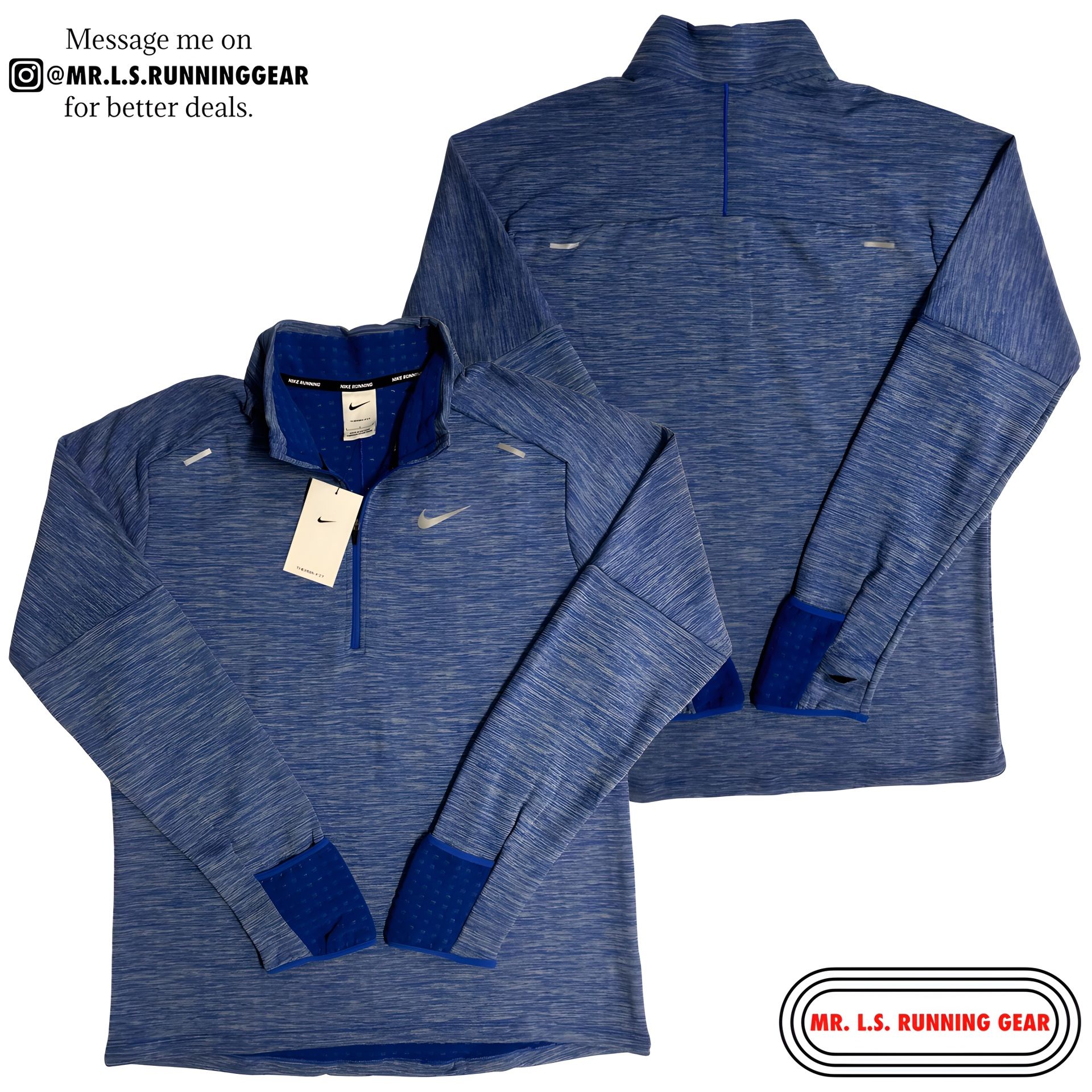 Nike Therma Fit Element 1 2 Zip Running Top CU6087 480 for Sale in Dallas TX OfferUp