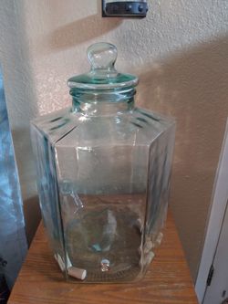 5 Gallon Glass Container