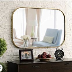 New Brass Over Sized Mirror