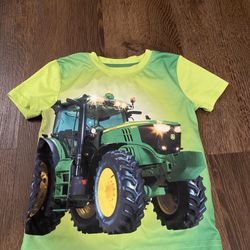 Boys Dri Fit John Deere Tractor Shirt Size 4t #18