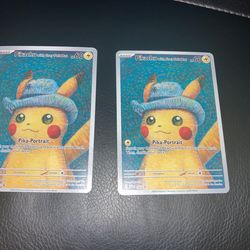 UVA&UVB Sun 🌞 Damaged Pikachu Felt Hat (2) Cards 