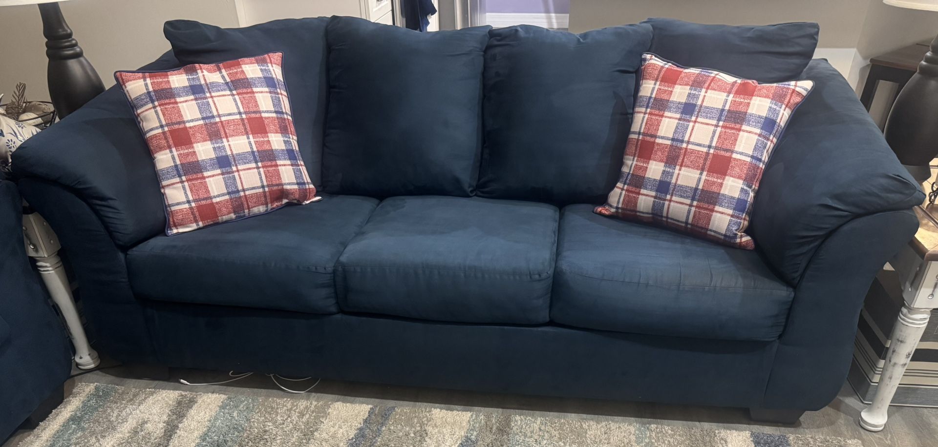 Navy Blue Living room Set