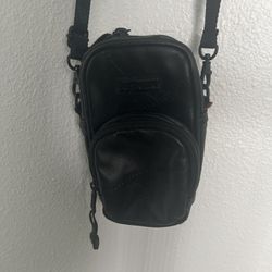Supreme Leather Patchwork Shoulder Bag 