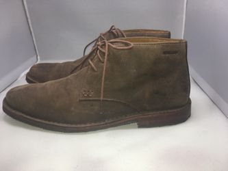 PreOwned Sebago Mens Tremont Chukka Lace up Ankle Boots Dark Brown Leather Men’s 7D