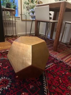West Elm 18.5” Gem Side Table (Rosegold)