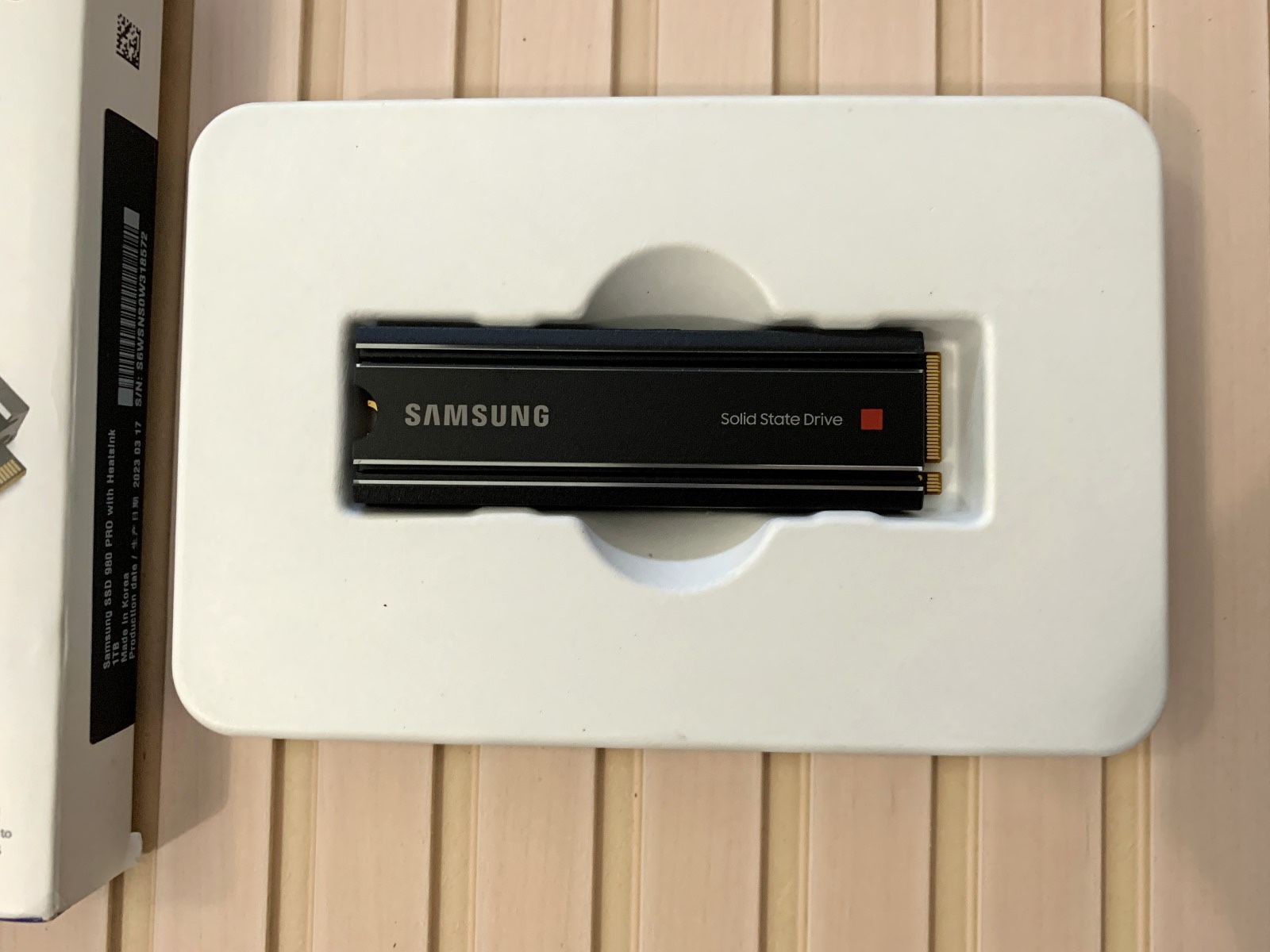 Samsung 980 PRO with Heatsink 1TB PCIe NVMe