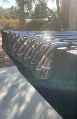 Callaway irons. Golf iron set.  Titliest rogue pro