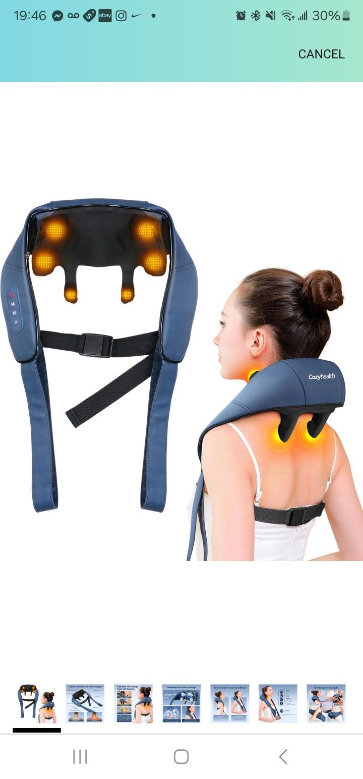 Rechargeable Massager for Neck and Shoulder
